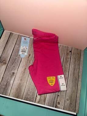 NWT Cat & Jack Toddler Girls 4T Pink Durable Knee Leggings